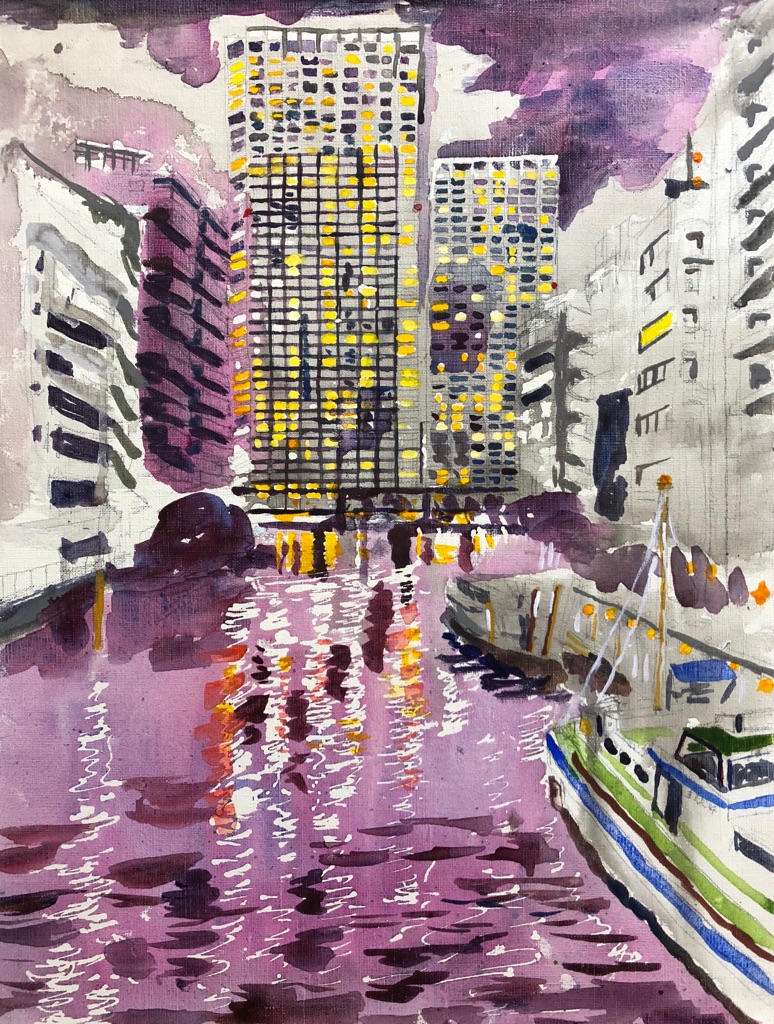 Shibaura,Canal(Night)